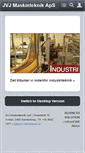 Mobile Screenshot of jvj-maskinteknik.dk